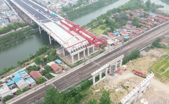 宿州市銀河路一路上跨京滬鐵路立交橋路基、給排水、河道整治工程